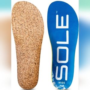 SOLE Performance Thick Wide Cork Shoe Insoles - Men's Size 14/Women's Size 16